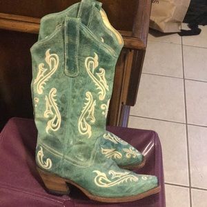 Turquoise Cowboy Boots